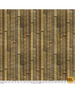 Foundations by Tim Holtz: Tape Measures Neutral - FreeSpirit Fabrics pwth060.8neut