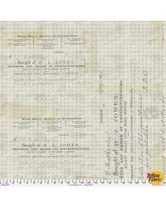 Foundations by Tim Holtz: Horticulture Aqua - FreeSpirit Fabrics pwth094.aquax