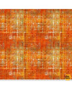Abandoned 2 by Tim Holtz: Scraped Layers Sienna - FreeSpirit Fabrics pwth144.sienna 