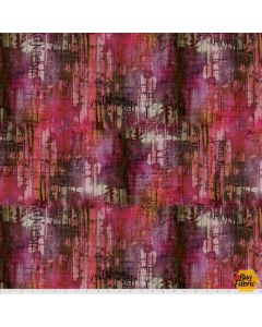 Abandoned 2 by Tim Holtz: Hotel Burgundy Vineyard - FreeSpirit Fabrics pwth145.vineyard 