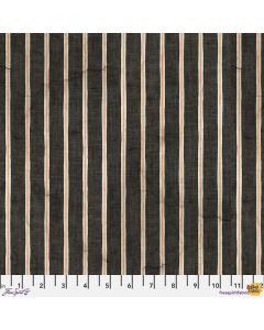 Eclectic Elements Laboratory by Tim Holtz: Striped Black - FreeSpirit Fabrics pwth194.black 