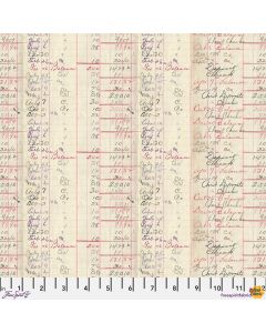 Eclectic Elements Palette by Tim Holtz: Red Ledger - FreeSpirit Fabrics pwth225.red 