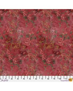 Eclectic Elements Palette by Tim Holtz: Red Tapestry - FreeSpirit Fabrics pwth226.red