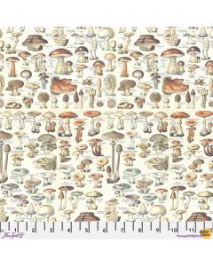 Eclectic Elements Palette by Tim Holtz: Orange Toadstools Mushrooms - FreeSpirit Fabrics pwth236.orange 