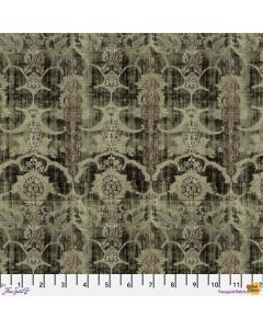 Eclectic Elements Palette by Tim Holtz: Green Tapestry - FreeSpirit Fabrics pwth267.green