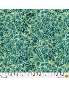 Eclectic Elements Palette by Tim Holtz: Teal Marble - FreeSpirit Fabrics pwth279.teal