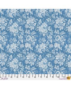 Eclectic Elements Palette by Tim Holtz: Blue Tapestry - FreeSpirit Fabrics pwth287.blue 