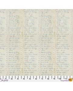 Eclectic Elements Palette by Tim Holtz: Indigo Ledger - FreeSpirit Fabrics pwth294.indigo