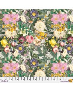 Eclectic Elements Palette by Tim Holtz: Multi Floristry - FreeSpirit Fabrics pwth324.multi 