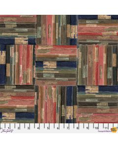 Eclectic Elements Palette by Tim Holtz: Multi Bookshop - FreeSpirit Fabrics pwth326.multi 
