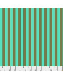 Pom Poms & Tent Stripes: Agave Tent Stripe by Tula Pink -- Free Spirit pwtp069.agave - 6" remaining