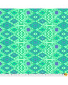 Daydreamer by Tula Pink: Lucy - Lagoon-- Free Spirit Fabric PWTP096.LAGOON