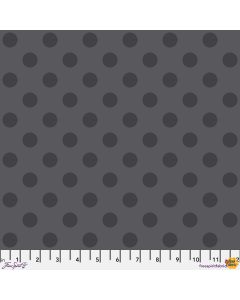 True Colors Graywork by Tula Pink:  Pom Pom Carbon -- FreeSpirit Fabrics - pwtp118.carbon 