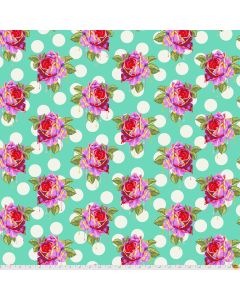 Curiouser & Curiouser by Tula Pink: Alice in Wonderland Painted Roses Wonder -- Free Spirit Fabrics -- PWTP161.WONDER 