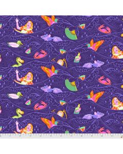 Curiouser & Curiouser by Tula Pink: Alice in Wonderland Sea of Tears Daydream  -- Free Spirit Fabrics -- PWTP162.DAYDREAM 