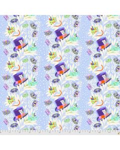 Curiouser & Curiouser by Tula Pink: Alice in Wonderland 6pm Somewhere Daydream-- Free Spirit Fabrics -- PWTP165.DAYDREAM - 16" remaining