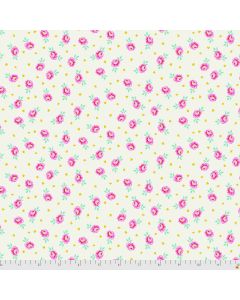 Curiouser & Curiouser by Tula Pink: Alice in Wonderland Baby Buds Sugar -- Free Spirit Fabrics -- PWTP167.SUGAR 