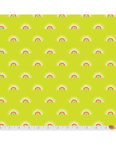 Daydreamer by Tula Pink: Rainbow Sundaze - Pineapple -- FreeSpirit Fabric PWTP176.PINEAPPLE -  17" +16" + FQ remaining