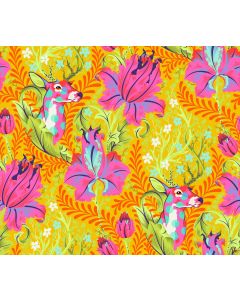 Tiny Beasts Tula Pink: Deer John Glow Deer -- Free Spirit PWTP178.GLOW