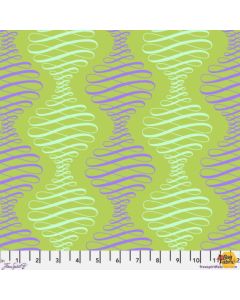 Parisville Deja Vu by Tula Pink: Spencer Stripe -- Free Spirit Fabrics pwtp194.pistachio 