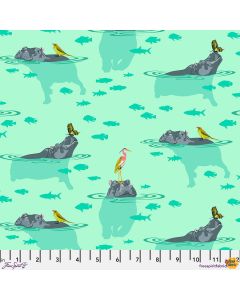 Everglow by Tula Pink: My Hippos Don't Lie Spirit -- FreeSpirit Fabrics pwtp204.spirit 