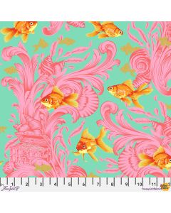 Besties by Tula Pink: Treading Water Blossom (with metallic) -- FreeSpirit Fabrics pwtp214.blossom