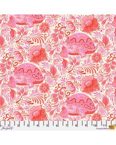 Besties by Tula Pink: No Rush Turtles Blossom -- FreeSpirit Fabrics pwtp216.blossom 