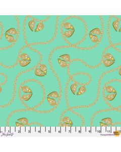 Besties by Tula Pink: Lil Charmer Meadow (with metallic) -- FreeSpirit Fabrics pwtp219.meadow