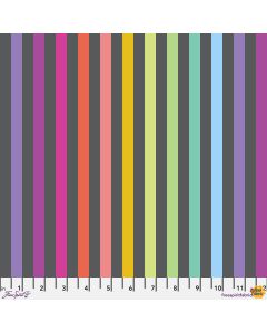 True Colors Graywork by Tula Pink: Disco Stripe Carbon -- FreeSpirit Fabrics - pwtp231.carbon