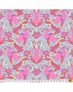 Full Moon Forest II by Tula Pink: Hoppy Go Lucky Blossom Rabbit - FreeSpirit Fabrics pwtp246.blossom 