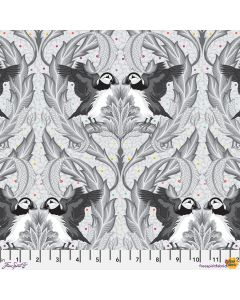 Graywork by Tula Pink: Huffin & Puffin -- FreeSpirit Fabrics pwtp260.whisper 