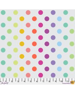 True Colors Graywork by Tula Pink: Disco Poms Whisper -- FreeSpirit Fabrics - pwtp262.whisper