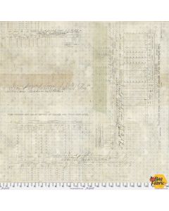 Eclectic Elements Quilt Backs by Tim Holtz: Time Return Neutral (108" wide back) - FreeSpirit Fabrics qbth011.neutral
