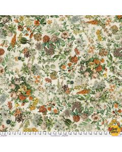 Eclectic Elements Quilt Backs by Tim Holtz: Botanical (108" wide back) - FreeSpirit Fabrics qbth013.palette 
