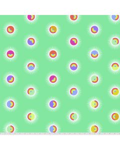 Daydreamer by Tula Pink: Backing Fabric (108" wide back) - Saturdaze - Lagoon -- FreeSpirit Fabric QBTP007.LAGOON  - 1 yard 7" remaining