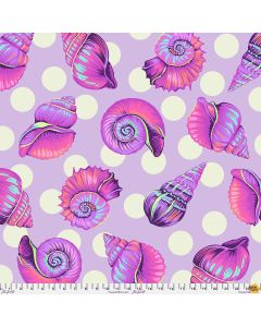 Floral Reef by Tula Pink: Big Shelly - Ultraviolet Wideback (108" Width) -- FreeSpirit Fabrics qbtp021.ultraviolet 