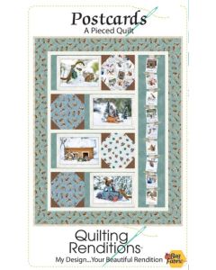 Pattern: Postcards Quilt Pattern -- Quilting Renditions QR1182