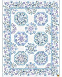 Daydreams: Kaleidoscope Quilt Kit Blue - In The Beginning daydreamskalblue - 1 remaining