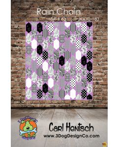 Pattern: Rain Chain Quilt Pattern -- 3 Dog Design Company 3ddc-183