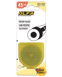 Notion: Olfa 45 mm Rotary Blades (5 count) -- Olfa rb45-5