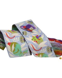 Curiouser & Curiouser by Tula Pink Ribbons: Madhatter Purple 2" -- Renaissance Ribbons TK-76/48mm col1