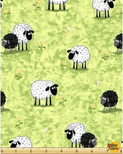 Lewe, the Ewe in Blue: Sheep Meadow -- Susy Bee 20049a-815