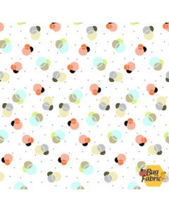 Harold, the Hare: Bubble Dots White -- SusyBee 20375-100