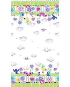 Bird's Buddies: Border White -- Susybee 20381-100 