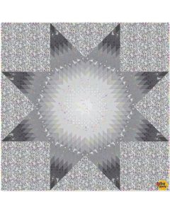 True Colors Graywork by Tula Pink: Shadow Star Quilt Kit -- FreeSpirit Fabrics - GrayworkShadowStar
