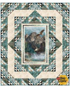 Eagle Pass: Soar Twin Quilt Kit - Northcott Fabric EaglePassSoar