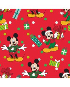 Disney: Mickey Christmas Dots and Presents Red  -- Springs Creative 70103-D650715 - 23" + 23" + 24" remaining