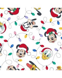 Disney: Mickey Christmas Mickey & Friends Christmas Lights -- Springs Creative 71813-G550715 - 3 yards 3" remaining