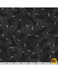 Lights Out: Cats (Glow in the dark) -- Robert Kaufman SRK-21730-304 