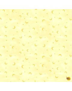 Owl Always Love You: Moons & Stars Yellow - Timeless Treasures Fabric star-cd3243 yellow